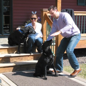 Lucky & Lady with Guests