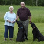 Innkeepers John & Sandra with Lucky and Lady