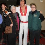 Innkeeper Sandra with Anthony Shore as Elvis and neighbor Deb Anderson